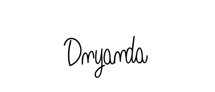You should practise on your own different ways (Angelique-Rose-font-FFP) to write your name (Dnyanda) in signature. don't let someone else do it for you. Dnyanda signature style 5 images and pictures png