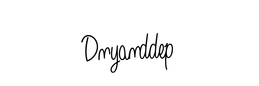 How to make Dnyanddep name signature. Use Angelique-Rose-font-FFP style for creating short signs online. This is the latest handwritten sign. Dnyanddep signature style 5 images and pictures png