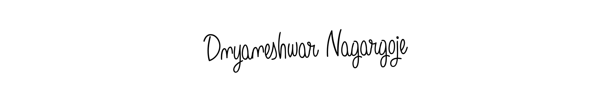 Dnyaneshwar Nagargoje stylish signature style. Best Handwritten Sign (Angelique-Rose-font-FFP) for my name. Handwritten Signature Collection Ideas for my name Dnyaneshwar Nagargoje. Dnyaneshwar Nagargoje signature style 5 images and pictures png