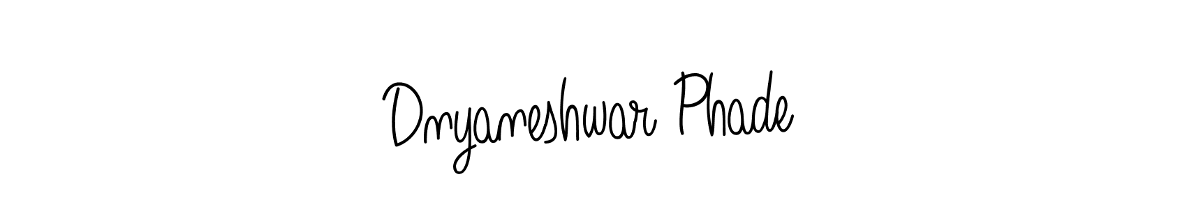 Use a signature maker to create a handwritten signature online. With this signature software, you can design (Angelique-Rose-font-FFP) your own signature for name Dnyaneshwar Phade. Dnyaneshwar Phade signature style 5 images and pictures png