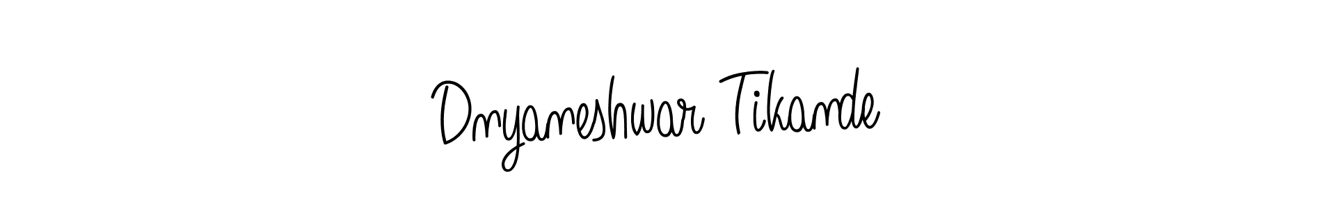 Design your own signature with our free online signature maker. With this signature software, you can create a handwritten (Angelique-Rose-font-FFP) signature for name Dnyaneshwar Tikande. Dnyaneshwar Tikande signature style 5 images and pictures png