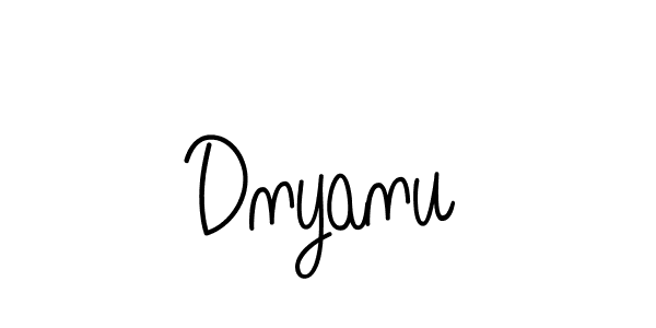 Use a signature maker to create a handwritten signature online. With this signature software, you can design (Angelique-Rose-font-FFP) your own signature for name Dnyanu. Dnyanu signature style 5 images and pictures png