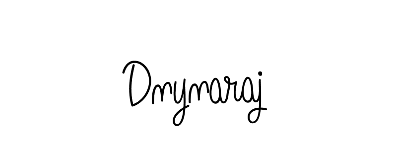 How to make Dnynaraj name signature. Use Angelique-Rose-font-FFP style for creating short signs online. This is the latest handwritten sign. Dnynaraj signature style 5 images and pictures png