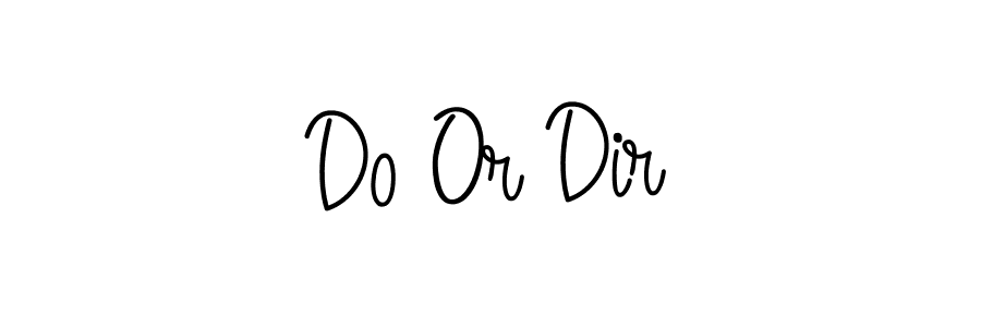 Angelique-Rose-font-FFP is a professional signature style that is perfect for those who want to add a touch of class to their signature. It is also a great choice for those who want to make their signature more unique. Get Do Or Dir name to fancy signature for free. Do Or Dir signature style 5 images and pictures png