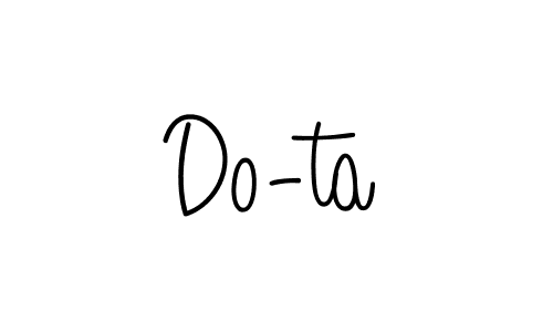 You can use this online signature creator to create a handwritten signature for the name Do-ta. This is the best online autograph maker. Do-ta signature style 5 images and pictures png