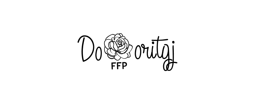 Angelique-Rose-font-FFP is a professional signature style that is perfect for those who want to add a touch of class to their signature. It is also a great choice for those who want to make their signature more unique. Get Do4oritgj name to fancy signature for free. Do4oritgj signature style 5 images and pictures png