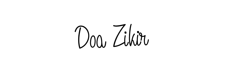 if you are searching for the best signature style for your name Doa Zikir. so please give up your signature search. here we have designed multiple signature styles  using Angelique-Rose-font-FFP. Doa Zikir signature style 5 images and pictures png