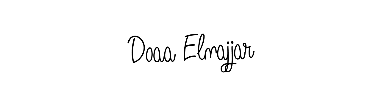 if you are searching for the best signature style for your name Doaa Elnajjar. so please give up your signature search. here we have designed multiple signature styles  using Angelique-Rose-font-FFP. Doaa Elnajjar signature style 5 images and pictures png
