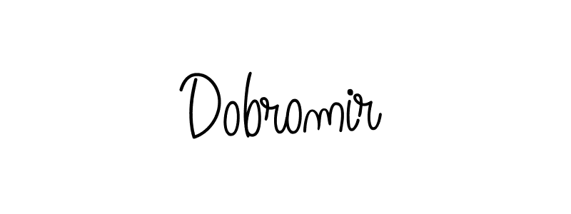 How to make Dobromir name signature. Use Angelique-Rose-font-FFP style for creating short signs online. This is the latest handwritten sign. Dobromir signature style 5 images and pictures png