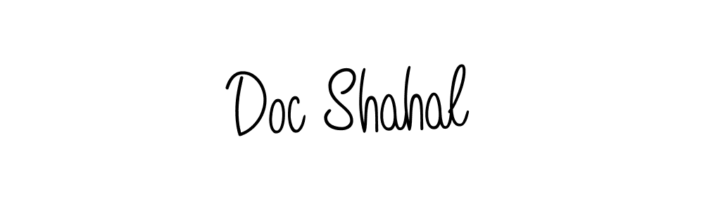 Make a beautiful signature design for name Doc Shahal. With this signature (Angelique-Rose-font-FFP) style, you can create a handwritten signature for free. Doc Shahal signature style 5 images and pictures png