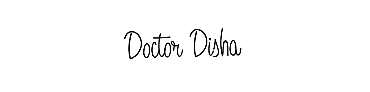 Use a signature maker to create a handwritten signature online. With this signature software, you can design (Angelique-Rose-font-FFP) your own signature for name Doctor Disha. Doctor Disha signature style 5 images and pictures png