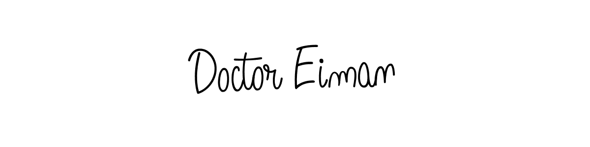 How to Draw Doctor Eiman signature style? Angelique-Rose-font-FFP is a latest design signature styles for name Doctor Eiman. Doctor Eiman signature style 5 images and pictures png