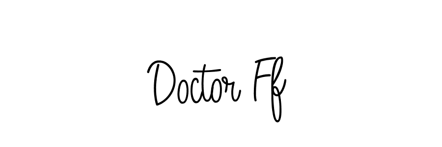 Make a beautiful signature design for name Doctor Ff. With this signature (Angelique-Rose-font-FFP) style, you can create a handwritten signature for free. Doctor Ff signature style 5 images and pictures png