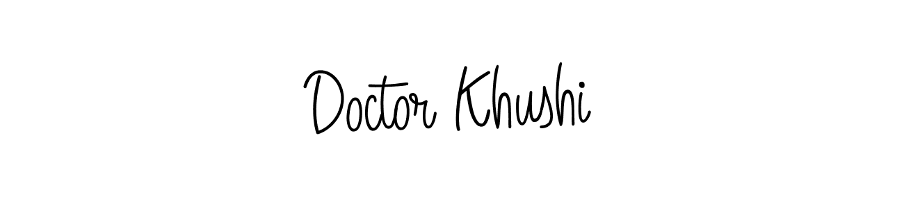 Best and Professional Signature Style for Doctor Khushi. Angelique-Rose-font-FFP Best Signature Style Collection. Doctor Khushi signature style 5 images and pictures png