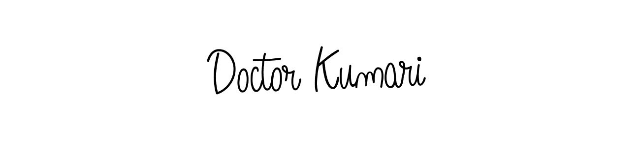 How to make Doctor Kumari signature? Angelique-Rose-font-FFP is a professional autograph style. Create handwritten signature for Doctor Kumari name. Doctor Kumari signature style 5 images and pictures png