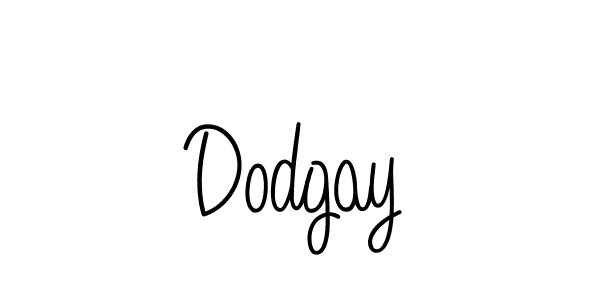 How to make Dodgay name signature. Use Angelique-Rose-font-FFP style for creating short signs online. This is the latest handwritten sign. Dodgay signature style 5 images and pictures png