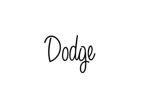 Design your own signature with our free online signature maker. With this signature software, you can create a handwritten (Angelique-Rose-font-FFP) signature for name Dodge. Dodge signature style 5 images and pictures png