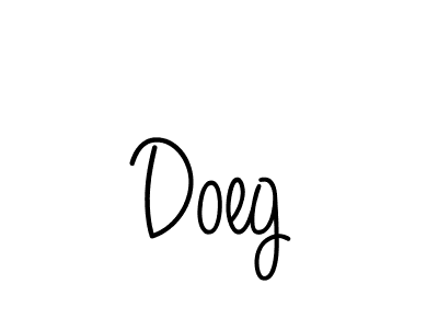 Doeg stylish signature style. Best Handwritten Sign (Angelique-Rose-font-FFP) for my name. Handwritten Signature Collection Ideas for my name Doeg. Doeg signature style 5 images and pictures png