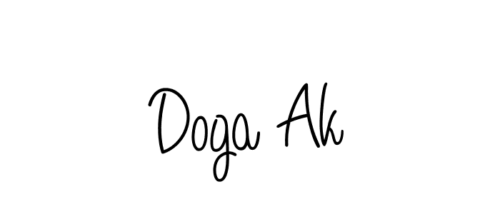 Once you've used our free online signature maker to create your best signature Angelique-Rose-font-FFP style, it's time to enjoy all of the benefits that Doga Ak name signing documents. Doga Ak signature style 5 images and pictures png