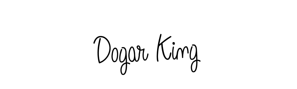 Make a beautiful signature design for name Dogar King. With this signature (Angelique-Rose-font-FFP) style, you can create a handwritten signature for free. Dogar King signature style 5 images and pictures png