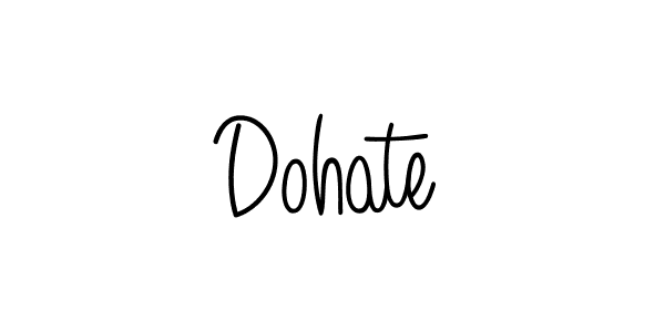 How to Draw Dohate signature style? Angelique-Rose-font-FFP is a latest design signature styles for name Dohate. Dohate signature style 5 images and pictures png