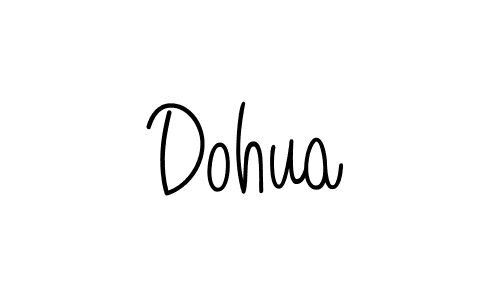 How to Draw Dohua signature style? Angelique-Rose-font-FFP is a latest design signature styles for name Dohua. Dohua signature style 5 images and pictures png