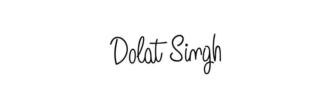 How to make Dolat Singh signature? Angelique-Rose-font-FFP is a professional autograph style. Create handwritten signature for Dolat Singh name. Dolat Singh signature style 5 images and pictures png