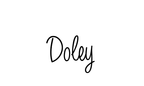 You should practise on your own different ways (Angelique-Rose-font-FFP) to write your name (Doley) in signature. don't let someone else do it for you. Doley signature style 5 images and pictures png