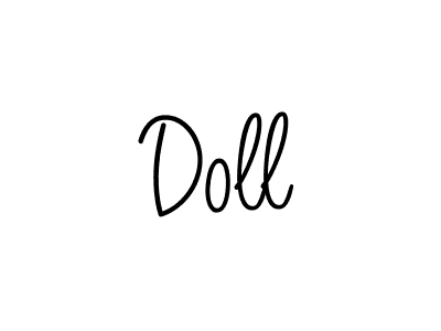 The best way (Angelique-Rose-font-FFP) to make a short signature is to pick only two or three words in your name. The name Doll include a total of six letters. For converting this name. Doll signature style 5 images and pictures png