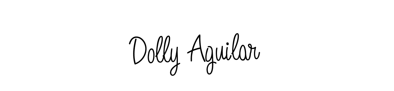 Best and Professional Signature Style for Dolly Aguilar. Angelique-Rose-font-FFP Best Signature Style Collection. Dolly Aguilar signature style 5 images and pictures png