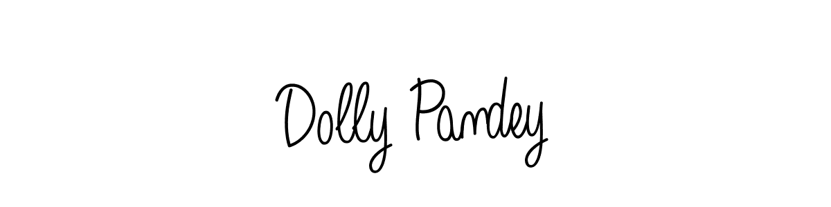 Create a beautiful signature design for name Dolly Pandey. With this signature (Angelique-Rose-font-FFP) fonts, you can make a handwritten signature for free. Dolly Pandey signature style 5 images and pictures png