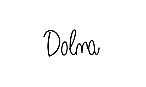 How to Draw Dolna signature style? Angelique-Rose-font-FFP is a latest design signature styles for name Dolna. Dolna signature style 5 images and pictures png