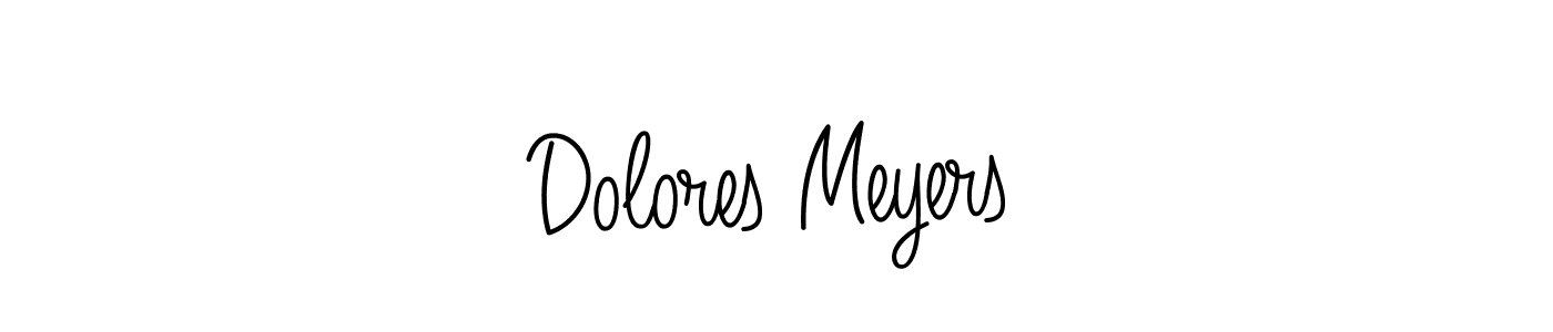 Make a beautiful signature design for name Dolores Meyers. Use this online signature maker to create a handwritten signature for free. Dolores Meyers signature style 5 images and pictures png