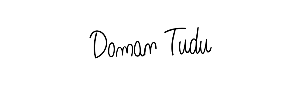 Make a beautiful signature design for name Doman Tudu. Use this online signature maker to create a handwritten signature for free. Doman Tudu signature style 5 images and pictures png