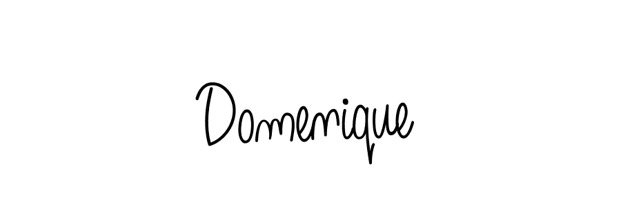 Best and Professional Signature Style for Domenique. Angelique-Rose-font-FFP Best Signature Style Collection. Domenique signature style 5 images and pictures png