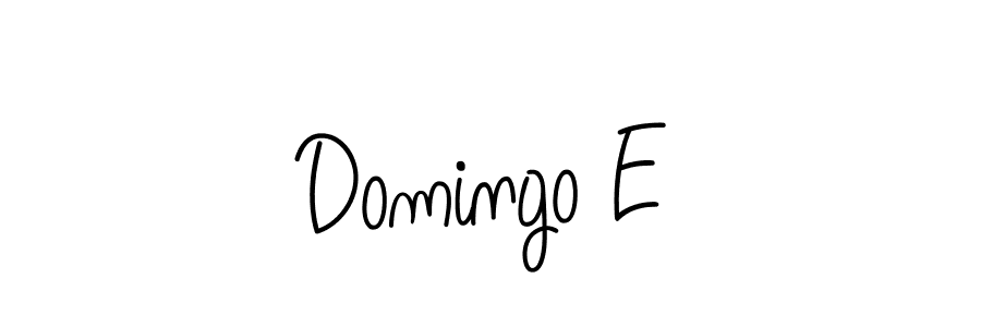 Create a beautiful signature design for name Domingo E. With this signature (Angelique-Rose-font-FFP) fonts, you can make a handwritten signature for free. Domingo E signature style 5 images and pictures png