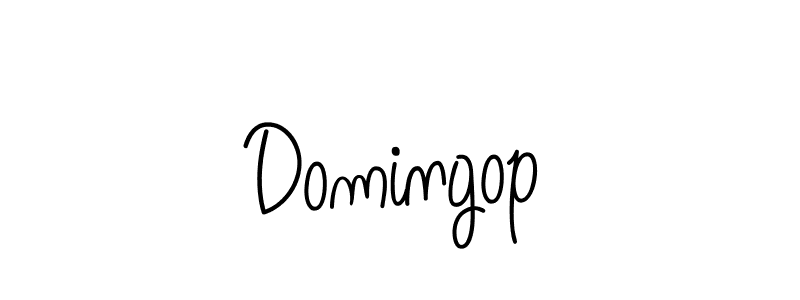 The best way (Angelique-Rose-font-FFP) to make a short signature is to pick only two or three words in your name. The name Domingop include a total of six letters. For converting this name. Domingop signature style 5 images and pictures png