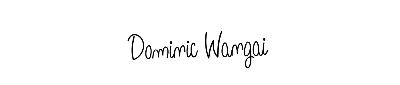 Make a beautiful signature design for name Dominic Wangai. Use this online signature maker to create a handwritten signature for free. Dominic Wangai signature style 5 images and pictures png