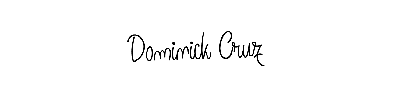 How to make Dominick Cruz signature? Angelique-Rose-font-FFP is a professional autograph style. Create handwritten signature for Dominick Cruz name. Dominick Cruz signature style 5 images and pictures png