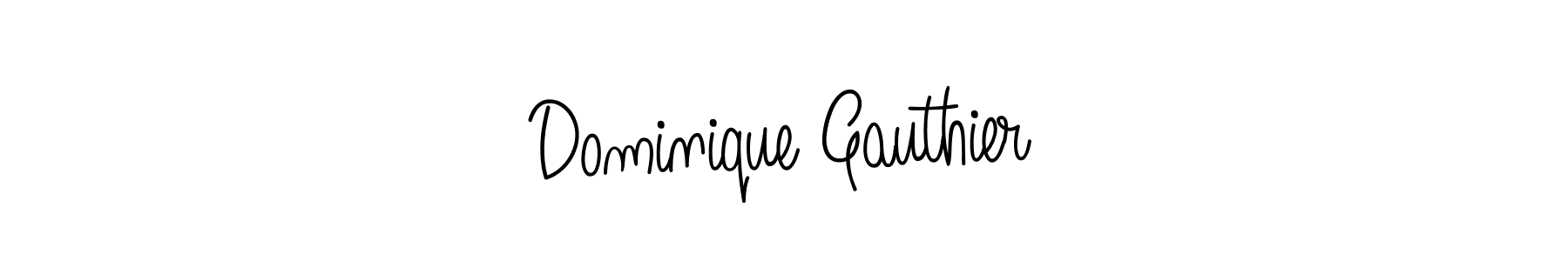 You can use this online signature creator to create a handwritten signature for the name Dominique Gauthier. This is the best online autograph maker. Dominique Gauthier signature style 5 images and pictures png