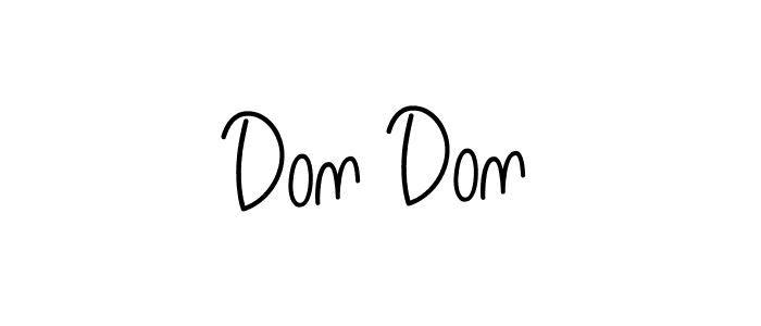 if you are searching for the best signature style for your name Don Don. so please give up your signature search. here we have designed multiple signature styles  using Angelique-Rose-font-FFP. Don Don signature style 5 images and pictures png