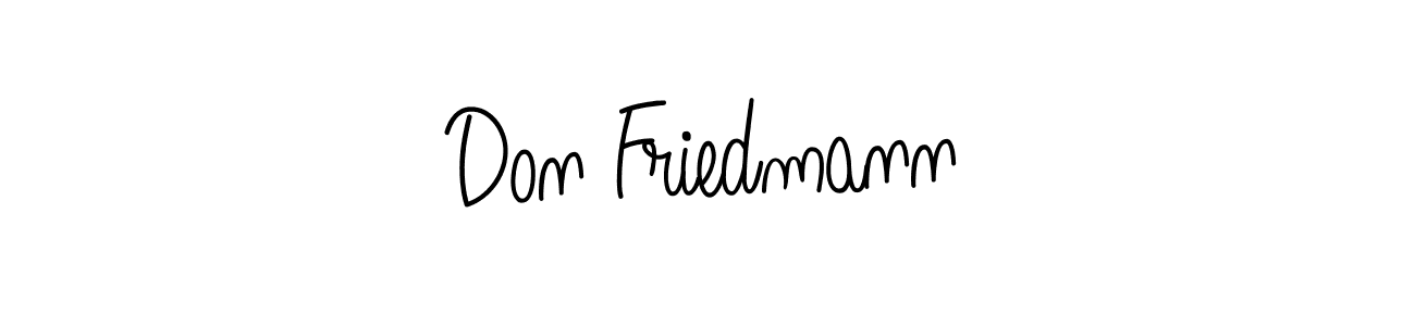 Use a signature maker to create a handwritten signature online. With this signature software, you can design (Angelique-Rose-font-FFP) your own signature for name Don Friedmann. Don Friedmann signature style 5 images and pictures png