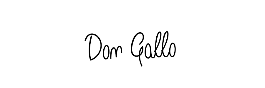 Best and Professional Signature Style for Don Gallo. Angelique-Rose-font-FFP Best Signature Style Collection. Don Gallo signature style 5 images and pictures png
