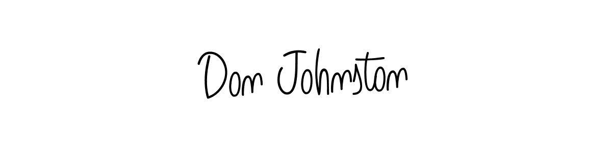 Design your own signature with our free online signature maker. With this signature software, you can create a handwritten (Angelique-Rose-font-FFP) signature for name Don Johnston. Don Johnston signature style 5 images and pictures png