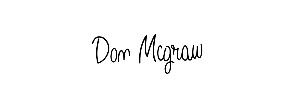 Use a signature maker to create a handwritten signature online. With this signature software, you can design (Angelique-Rose-font-FFP) your own signature for name Don Mcgraw. Don Mcgraw signature style 5 images and pictures png