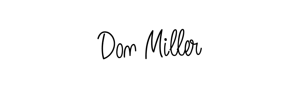 How to make Don Miller name signature. Use Angelique-Rose-font-FFP style for creating short signs online. This is the latest handwritten sign. Don Miller signature style 5 images and pictures png