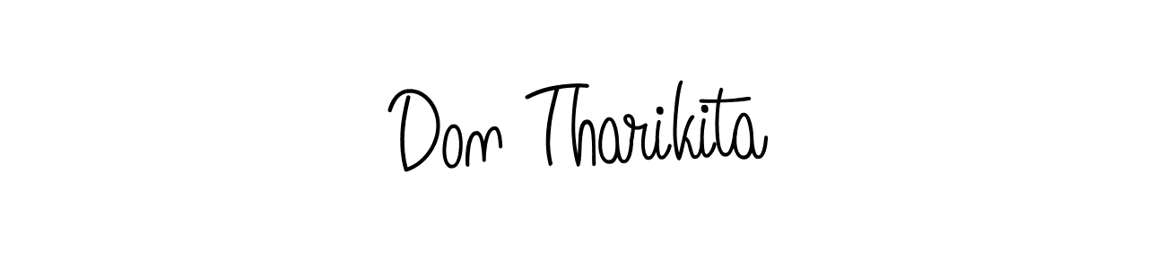 Don Tharikita stylish signature style. Best Handwritten Sign (Angelique-Rose-font-FFP) for my name. Handwritten Signature Collection Ideas for my name Don Tharikita. Don Tharikita signature style 5 images and pictures png