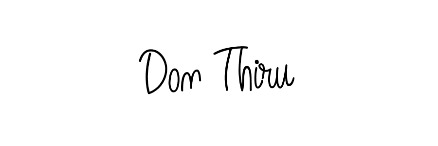 You can use this online signature creator to create a handwritten signature for the name Don Thiru. This is the best online autograph maker. Don Thiru signature style 5 images and pictures png