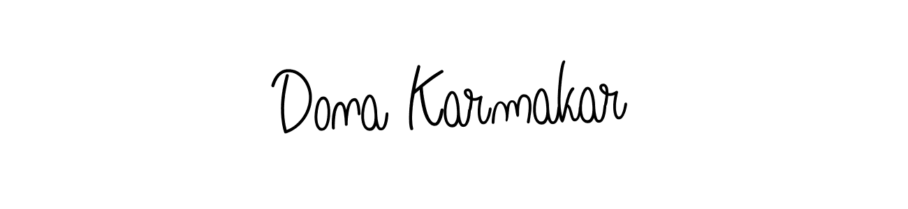 How to make Dona Karmakar signature? Angelique-Rose-font-FFP is a professional autograph style. Create handwritten signature for Dona Karmakar name. Dona Karmakar signature style 5 images and pictures png