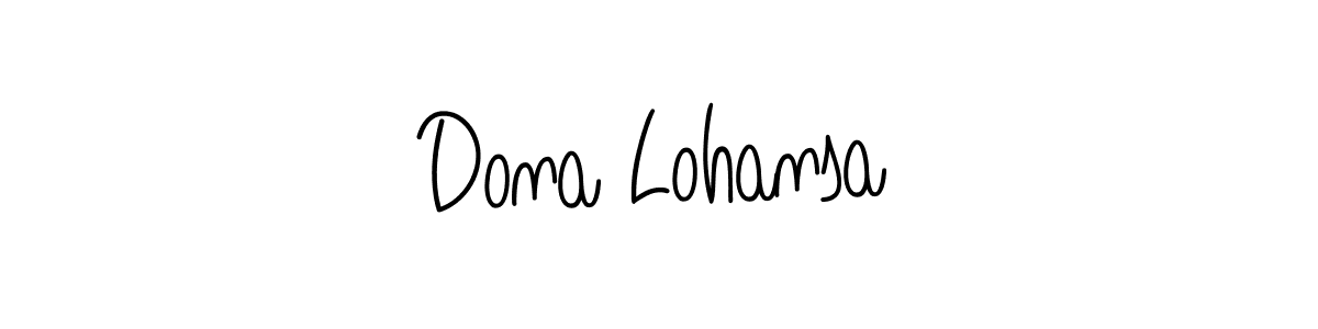 You can use this online signature creator to create a handwritten signature for the name Dona Lohansa. This is the best online autograph maker. Dona Lohansa signature style 5 images and pictures png